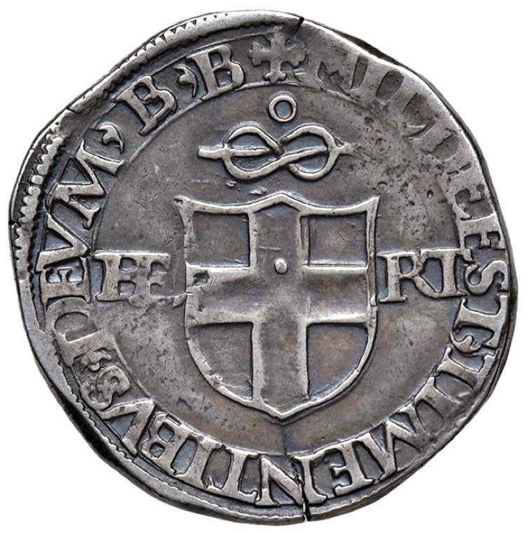 Carlo II (1504-1553) Testone sigla ... 