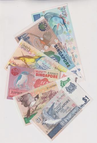 Singapore - serie di 6 banconote ... 