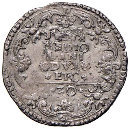 MILANO Filippo III (1598-1621) 20 ... 